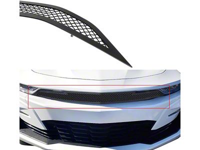 Wire Mesh Upper Grille; Black (19-24 Camaro SS)