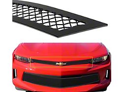 Wire Mesh Upper Grille; Black (16-18 Camaro LT, SS)