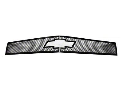 Wire Mesh Upper Grille with Logo Cutout; Black (10-13 Camaro LS, LT)