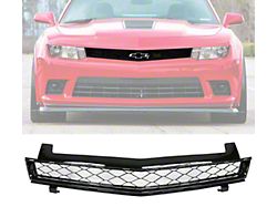 Z/28 Style Upper Replacement Grille; Unpainted (14-15 Camaro)