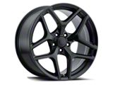 Z/28 Flow Form Style Satin Black Wheel; Rear Only; 20x10; 35mm Offset (16-24 Camaro)