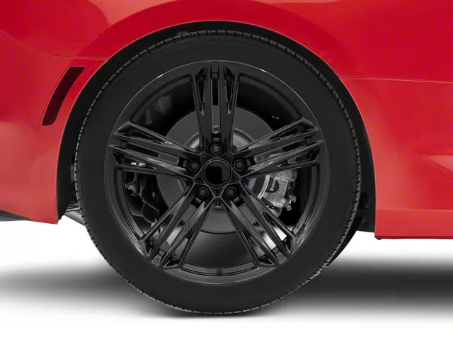 ZL1 1LE Flow Form Style Gloss Black Wheel; Rear Only; 20x11 (16-24 Camaro)