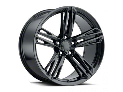 ZL1 1LE Flow Form Style Satin Black Wheel; 20x9; 27mm Offset (16-24 Camaro)