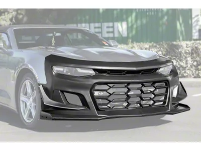 ZL1 1LE Style Conversion Front Bumper; Unpainted (19-24 Camaro LT w/ RS Package)