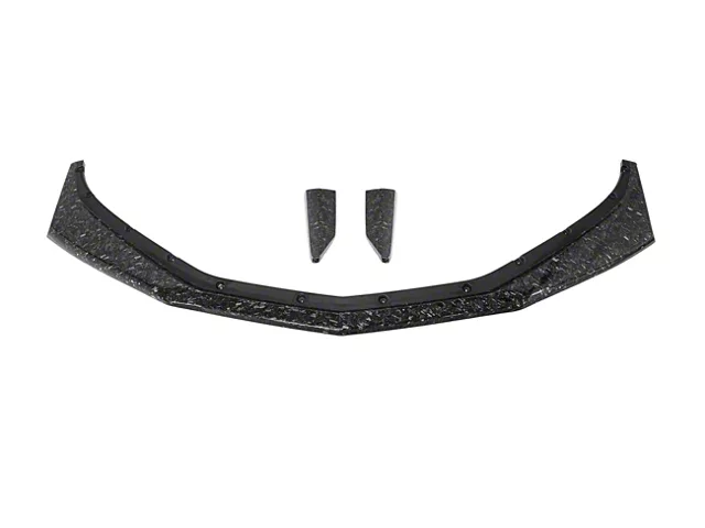ZL1 1LE Style Front Chin Splitter Lip; Forged Carbon Fiber (19-24 Camaro, Excluding ZL1)