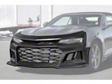 ZL1 Style Conversion Front Bumper; Unpainted (19-24 Camaro LS, LT & LT1 w/o Signature Headlights)