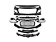 ZL1 Style Conversion Front Bumper; Unpainted (19-24 Camaro SS w/o Signature Headlights)