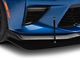 ZL1 Style Front Bumper Splitter; Gloss Black Vinyl (16-24 Camaro)