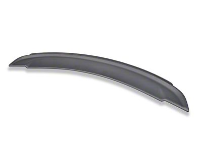 ZL1 Style Rear Spoiler with Carbon Fiber Wickerbill Insert; Primer Black (14-15 Camaro)