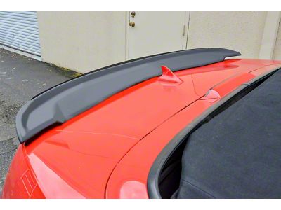 ZL1 Style Rear Spoiler with Carbon FiberWickerbill Insert; Primer Black (10-13 Camaro)