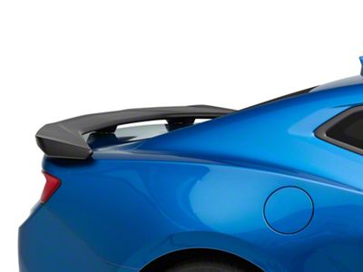 ZL1 Style Rear Spoiler; Matte Black (16-24 Camaro)