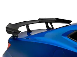 ZL1 1LE Style Rear Wing Spoiler; Carbon Flash (16-23 Camaro w/ Rear Spoiler Camera)