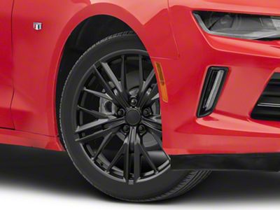 Gen 6 ZL1 Style Satin Black Wheel; 20x8.5; 35mm Offset (16-24 Camaro LS, LT)