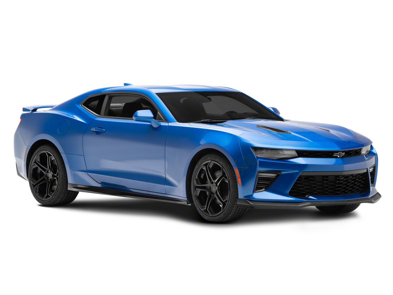 Camaro ZL1 Style Side Skirts Gloss Black 19 24 Camaro LT w RS