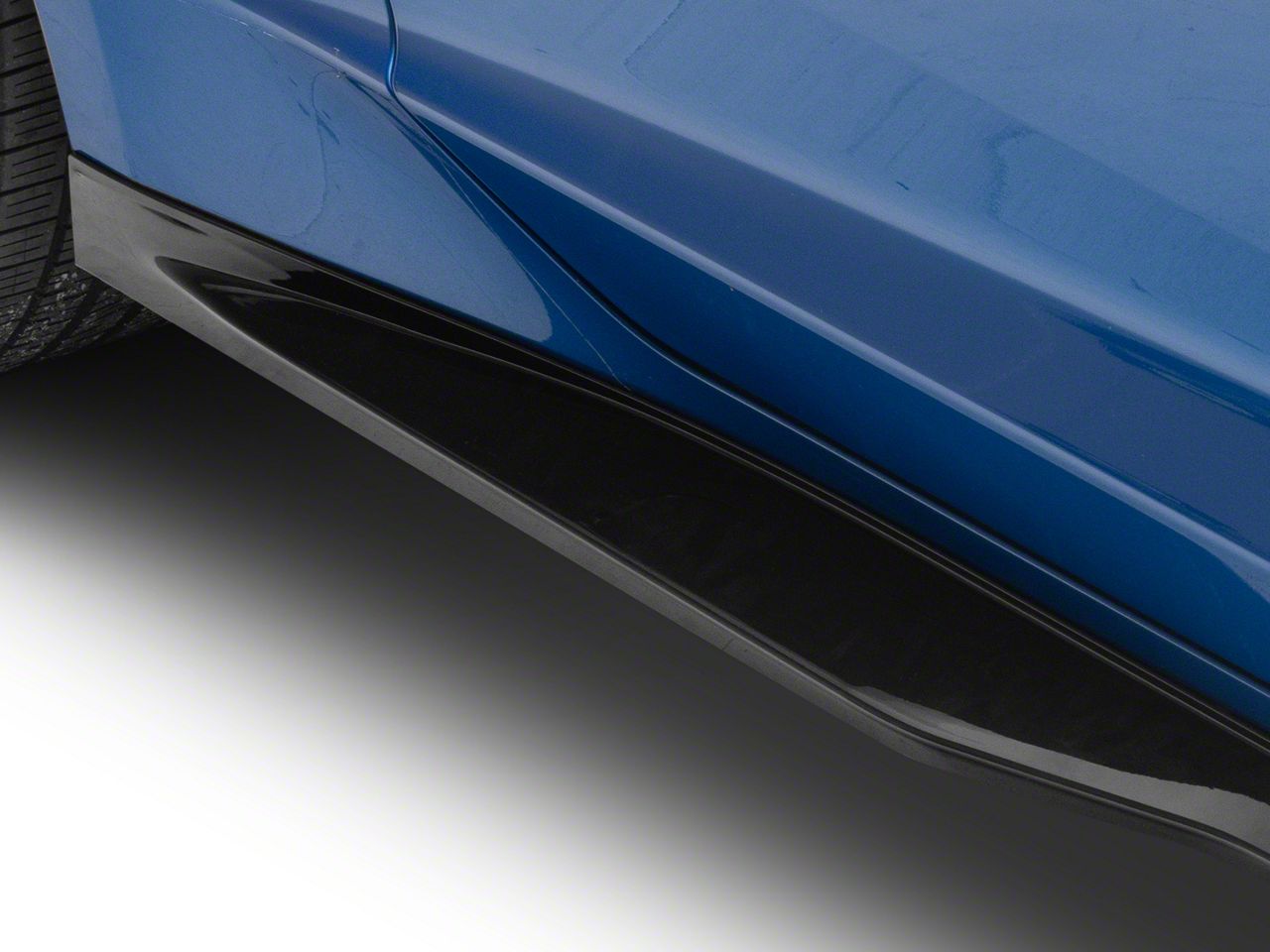 Camaro ZL1 Style Side Skirts; Gloss Black (19-24 Camaro LT w Camaro ZL1 Style Side Skirts; Gloss Black (19-24 Camaro LT w