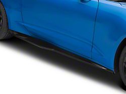 ZL1 Style Side Skirts; Primer Black (19-24 Camaro LT w/ RS Package, SS)