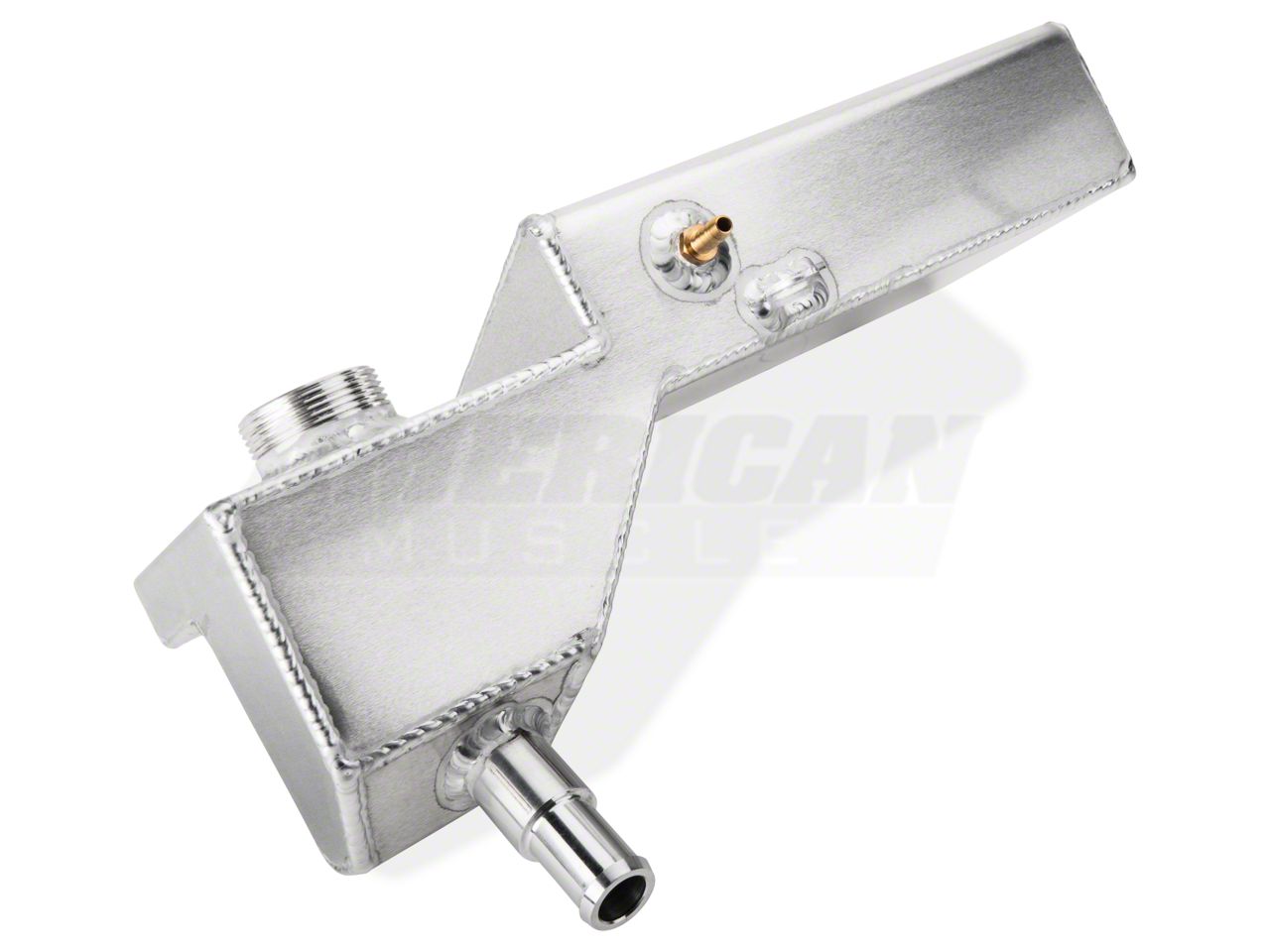 Canton Mustang Aluminum Coolant Expansion Tank; Threaded Vented Cap 80