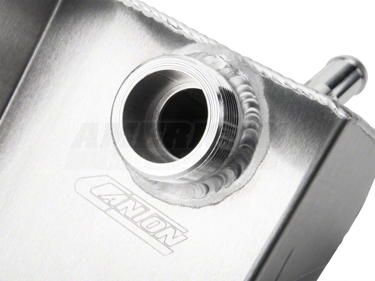 Canton Mustang Aluminum Coolant Expansion Tank; Threaded Vented Cap 80