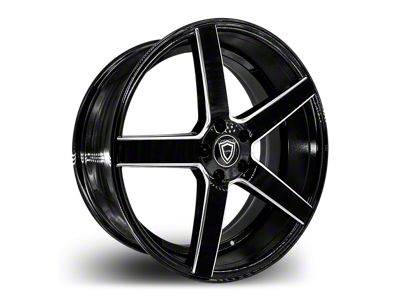 Capri Luxury C5178 Gloss Black Milled Wheel; 20x8.5 (10-15 Camaro)