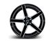 Capri Luxury C5178 Gloss Black Milled Wheel; 20x8.5 (10-15 Camaro)