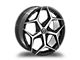 Capri Luxury C5194 Gloss Black Machined Wheel; Rear Only; 20x10 (10-15 Camaro)
