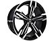 Capri Luxury C5111 Gloss Black Machined Wheel; 20x8.5 (2024 Mustang)