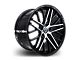 Capri Luxury C0104 Gloss Black Machined Wheel; 20x8.5 (16-24 Camaro)