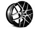 Capri Luxury C0136 Gloss Black Machined Wheel; 22x9 (08-23 RWD Challenger, Excluding Widebody)