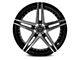 Capri Luxury C5260 Gloss Black Machined Wheel; 22x9 (08-23 RWD Challenger, Excluding Widebody)