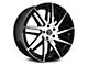 Capri Luxury C0103 Gloss Black Machined Wheel; 22x9 (11-23 RWD Charger, Excluding Widebody)