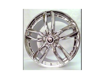 Capri Luxury C5228 Chrome Wheel; Rear Only; 20x10 (11-23 RWD Charger)