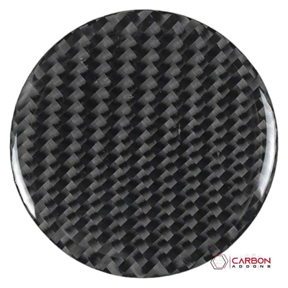 carbonaddons Multimedia Radio Button Trim Cover; Glossy Forged Carbon ...