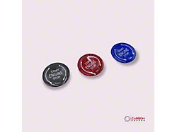 Carbonaddons Engine Start/Stop Button Cover; Red Carbon Fiber (20-26 Corvette C8)