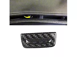 Carbonaddons Glove Box Switch Cover; Red Carbon Fiber (20-27 Corvette C8)