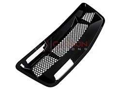 Carbonaddons OEM Style Hood Vent; Glossy Black (24-26 Mustang GT, Dark Horse)