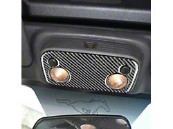 Carbonaddons Overhead Dome Light Trim Overlay; Carbon Fiber (05-09 Mustang Coupe)