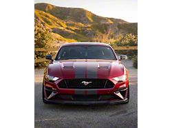Carbonaddons Side Mirror Covers without Turn Signal Cutout; Carbon Fiber (15-23 Mustang)