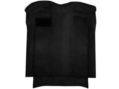 Replacement Floor Carpet; Black (82-93 Mustang Convertible)