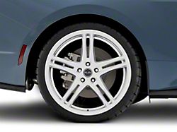 Carroll Shelby Wheels CS14 Hyper Silver Wheel; Rear Only; 20x11; 50mm Offset (24-26 Mustang)