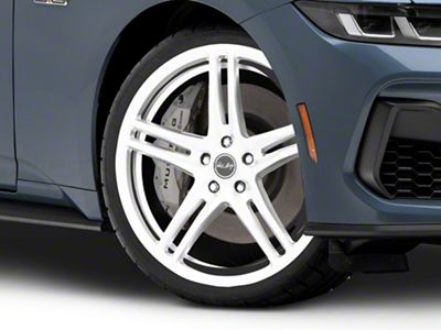Carroll Shelby Wheels CS14 Hyper Silver Wheel; 20x9.5; 40mm Offset (24-25 Mustang)
