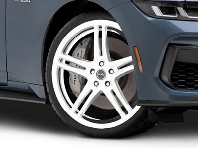 Carroll Shelby Wheels CS14 Hyper Silver Wheel; 20x9.5 (2024 Mustang)