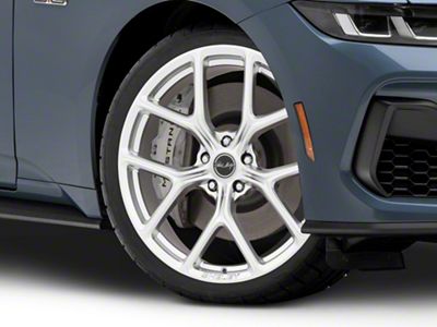 Carroll Shelby Wheels CS3 Chrome Powder Wheel; 20x9.5 (2024 Mustang)