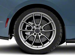 Carroll Shelby Wheels CS5 Gunmetal Wheel; Rear Only; 19x11; 50mm Offset (24-26 Mustang)