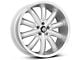 Carroll Shelby Wheels CS56 2.0 Silver Wheel; Rear Only; 20x11 (2024 Mustang)
