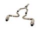 Carven Exhaust Cat-Back Exhaust System with Ceramic Black Tips (15-23 6.2L HEMI Charger)