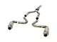 Carven Exhaust Cat-Back Exhaust System with Ceramic Black Tips (15-23 6.4L HEMI Charger)