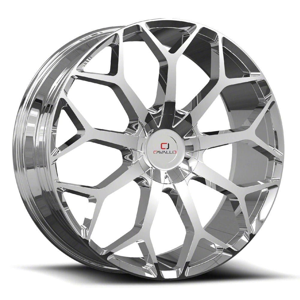 Cavallo Camaro CLV-22 Chrome Wheel; 20x8.5; 35mm Offset CLV