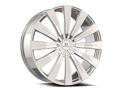 Cavallo CLV-49 Nano Chrome Wheel; Rear Only; 24x9; 18mm Offset (06-10 Charger)
