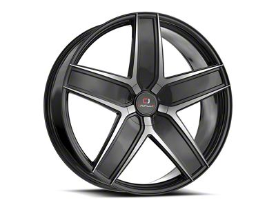 Cavallo CLV-31 Gloss Black and Machined Wheel; 18x8; 35mm Offset (05-09 Mustang)