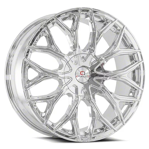 MKW Offroad Mustang M121 Chrome Wheel; 20x8.5; 35mm Offset MKW Offroad Mustang M121 Chrome Wheel; 20x8.5; 35mm Offset